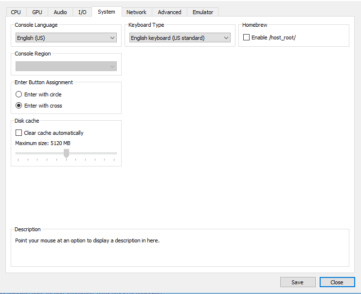 PS3 System settings