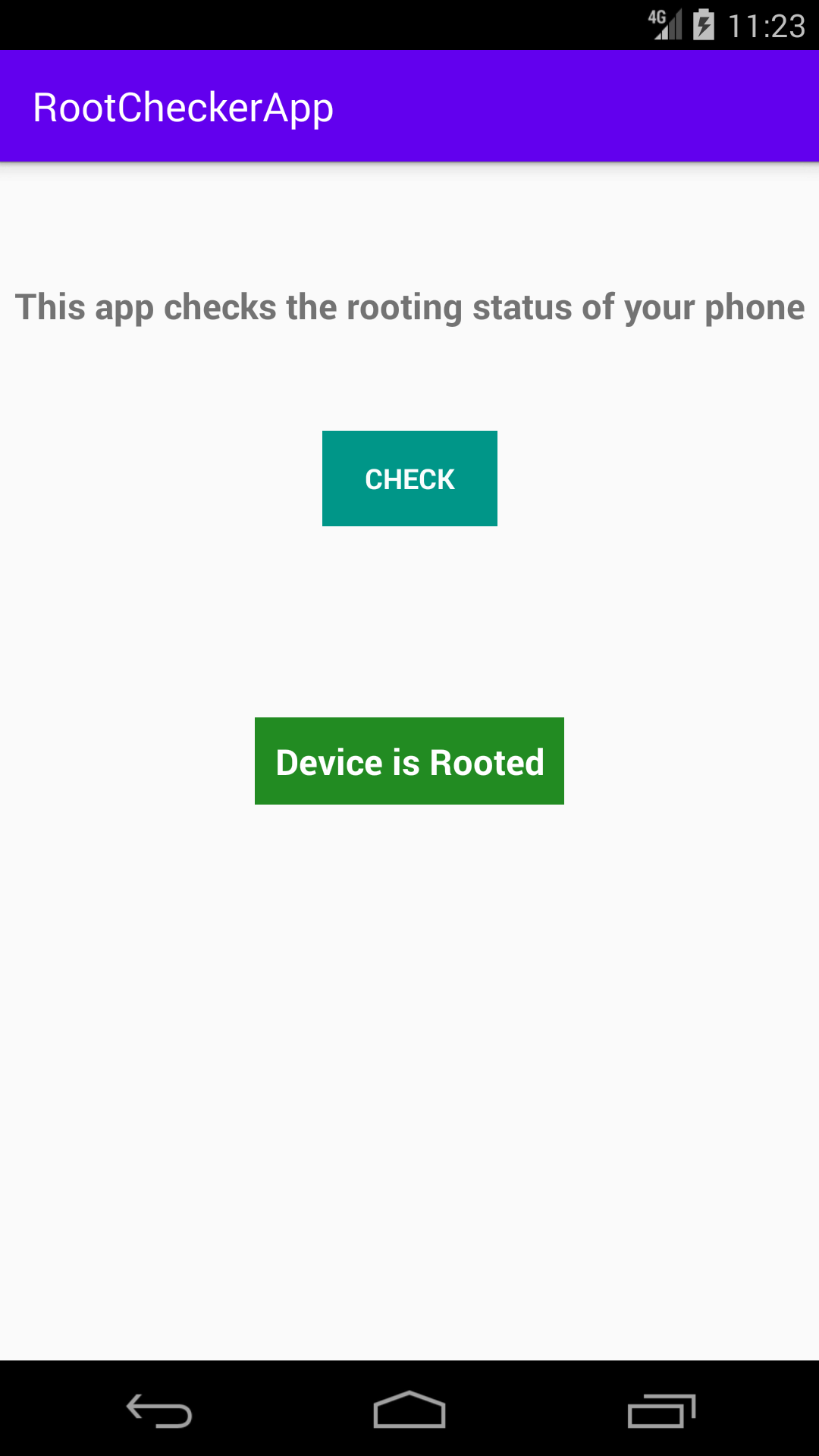 Android App Rooted
